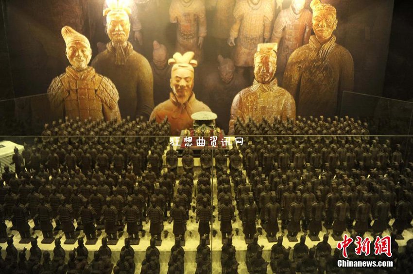 巧克力兵马俑 高30厘米400多尊气场强大（图）