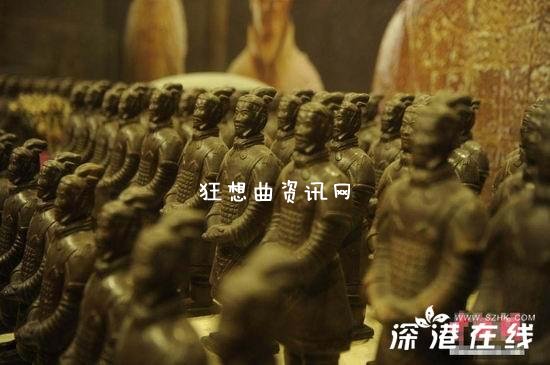 巧克力兵马俑：重庆巧克力兵马俑栩栩如生不忍心下口