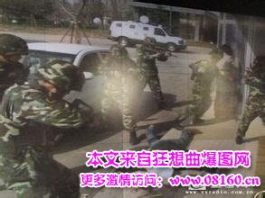 广州警察击毙持刀黑人，袭警疑犯被击毙现场