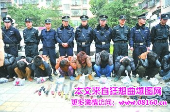 揭阳普宁假烟被抓人 图，普宁梅塘西山聚众斗殴