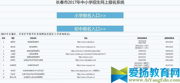 长春教育网报名系统