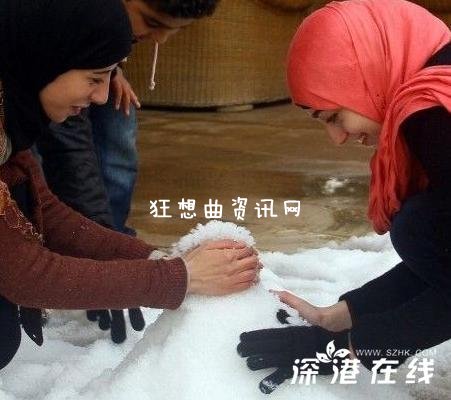 受亚历克莎暴风雪影响 开罗112年来首次下雪(图)