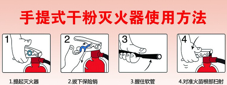 干粉灭火器不适宜扑救的火灾类型，干粉灭火器使用方法