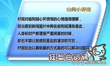 两偷狗贼头挂死狗示众10小时，该如何惩治偷狗贼？