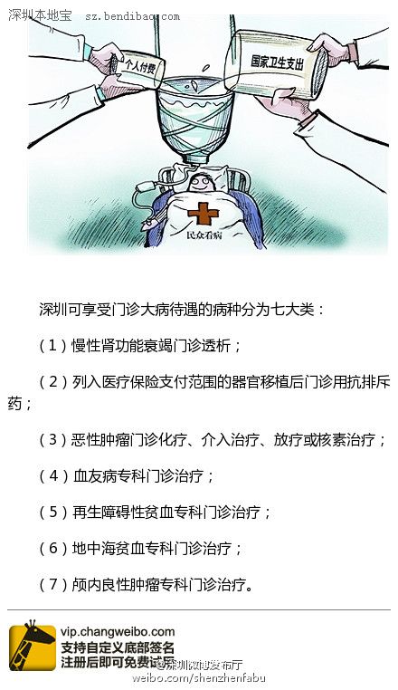 深圳大病医保包罗哪些病