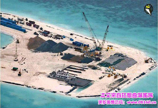 中国南海岛礁填海最新消息，中国南海又一礁开工填海