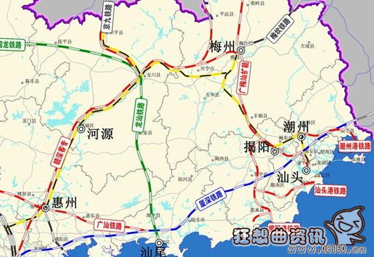 广州至湛江高铁线路图，湛江至广州高铁2015线路图