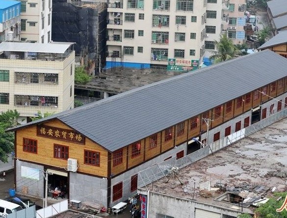 海口最美违章建筑图片美兰区海甸岛福安村市场