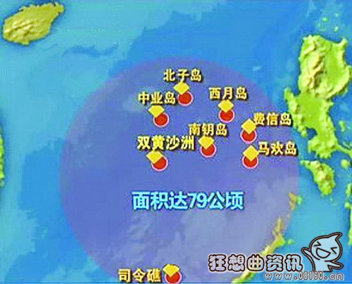 菲占领的中国南海岛礁位置图，菲律宾占领了我国南海的哪些岛屿