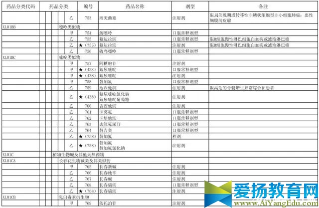 国家医保目录最新版