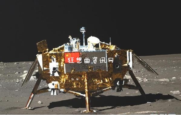 嫦娥三号探测器图片，中国嫦娥三号登月成功