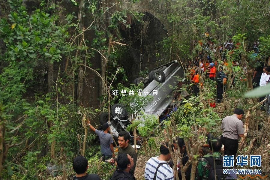 河南郑州运输局局长赵金离巴厘岛客车印尼车祸坠崖事故死亡