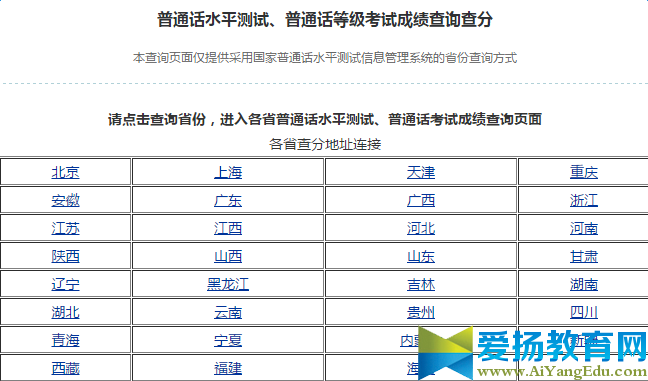 畅言网普通话成绩查询