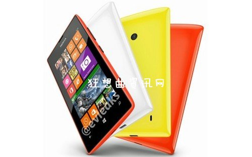 Lumia 525官方渲染图曝光 多彩机身可选