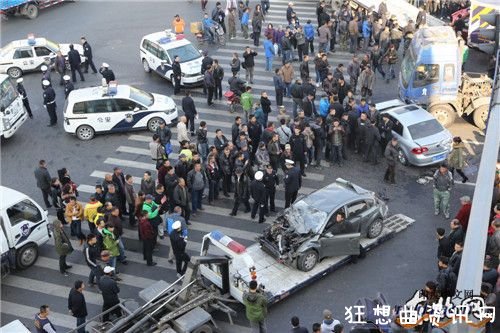 哈尔滨道外区红旗大街516号22车特大车祸事故图片处理结果