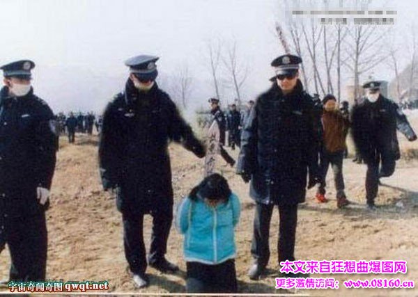 女罪犯执行死刑现场图片图，近几年被执行死刑的女罪犯