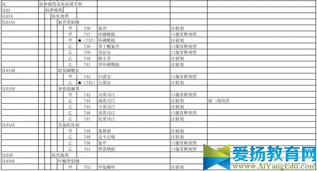 国家医保目录最新版