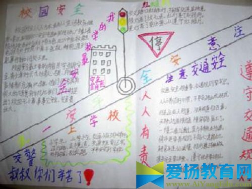 森林防火手抄报简单